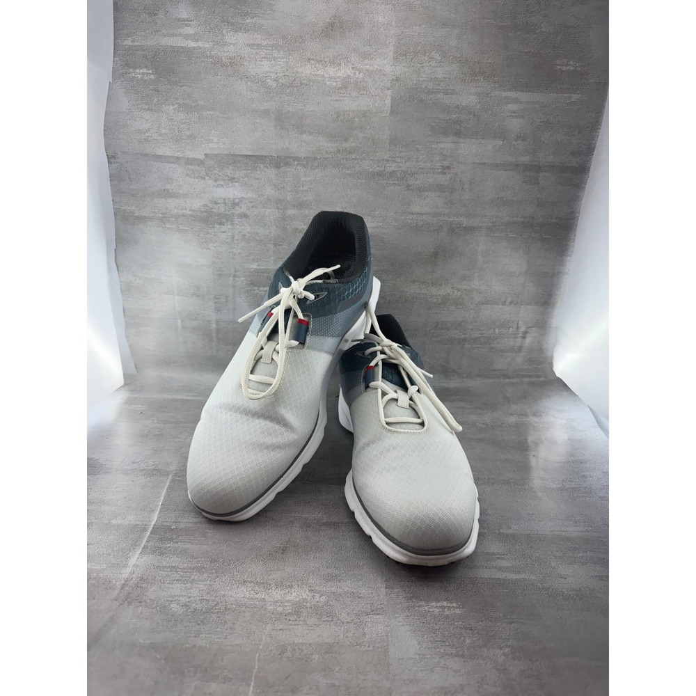 FootJoy Pro SL Men White Grey Spikeless Golf Shoes 53854 Size 11 M
